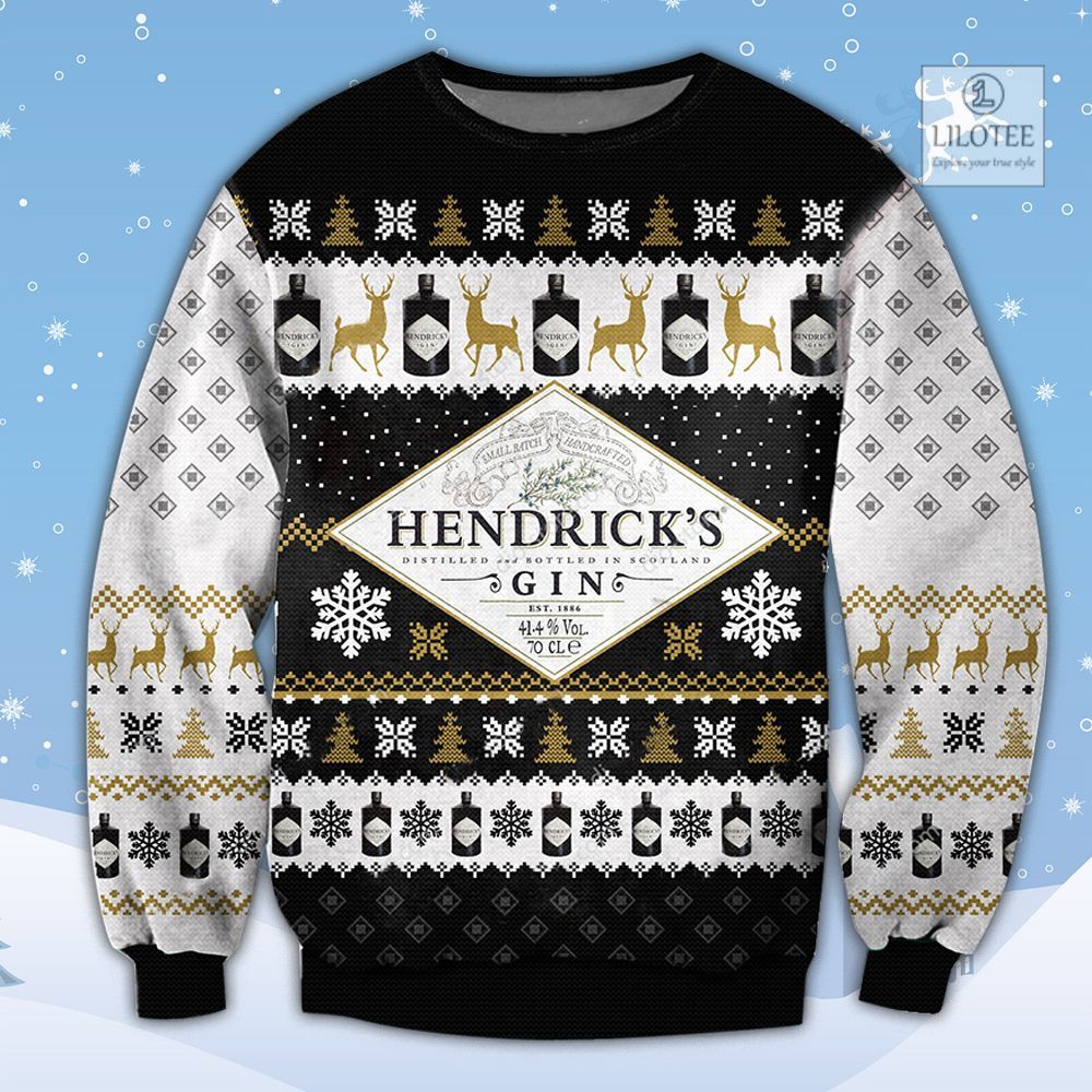 BEST Hendrick's Gin 3D sweater, sweatshirt 3
