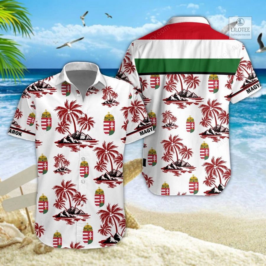 Hungary national football team Hawaiian Shirt, Short 1