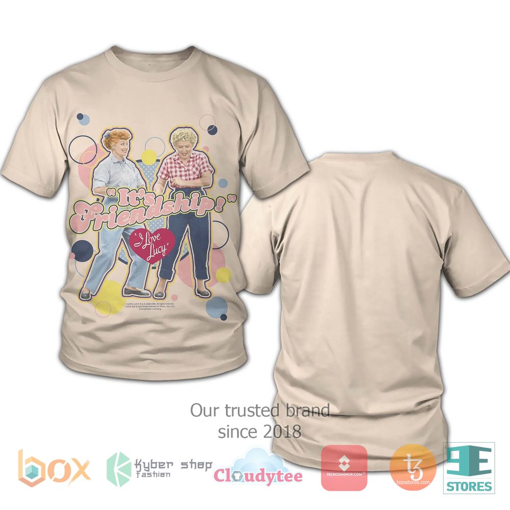 BEST I Love Lucy Friendship 3D T-Shirt 14