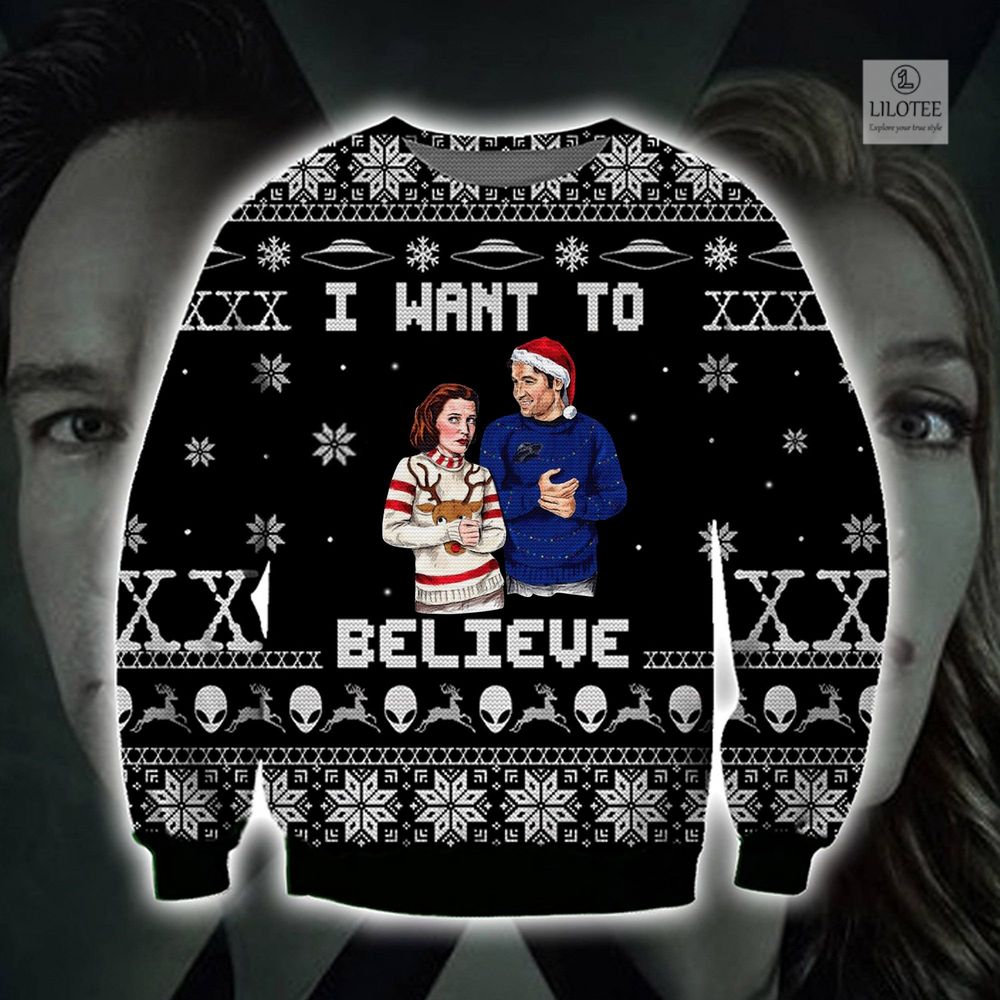 BEST I want to Believe black Sweater and Sweatshirt 2