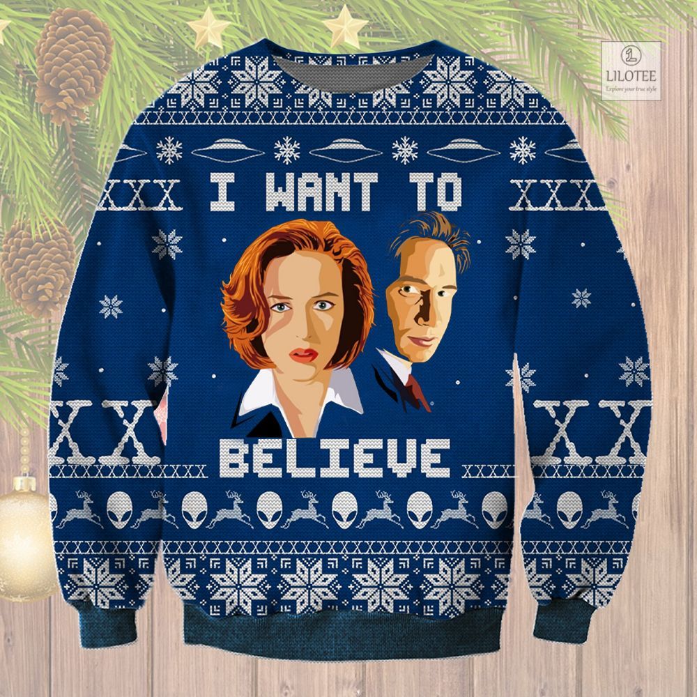 BEST I want to believe The X-Files Sweater and Sweatshirt 3