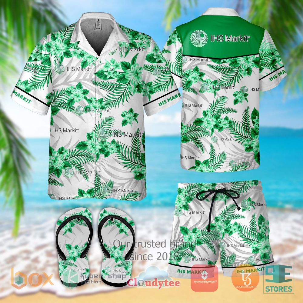 BEST IHS Markit Hawaiian Shirt, Shorts 3