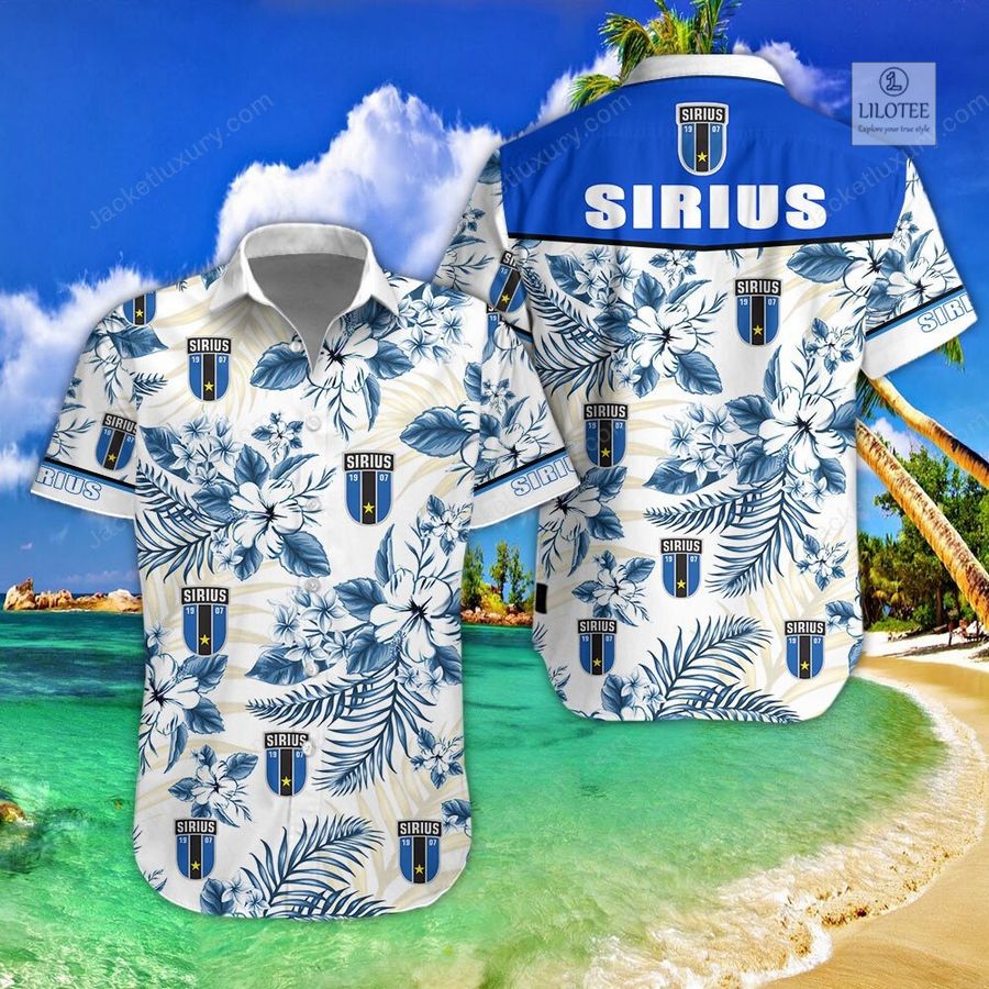 BEST IK Sirius Fotboll Hibiscus Hawaiian shirt, short 4