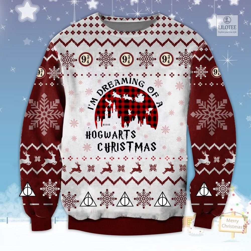 BEST I'm Dreaming Of a Hogwarts Christmas Sweater and Sweatshirt 3