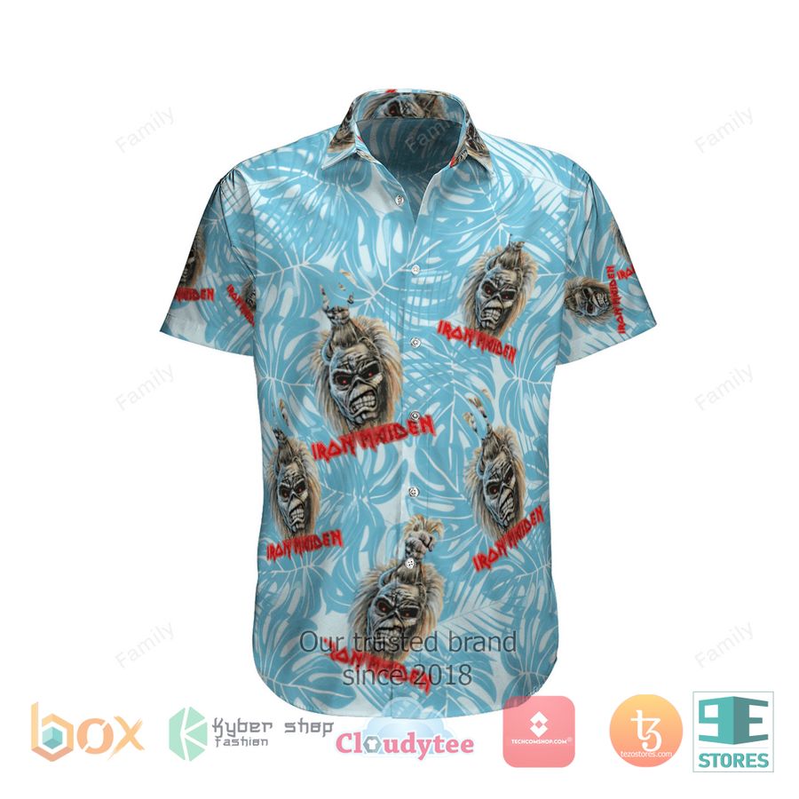 BEST Iron Maiden Monstera Deliciosa Tropical Hawaii Shirt 6