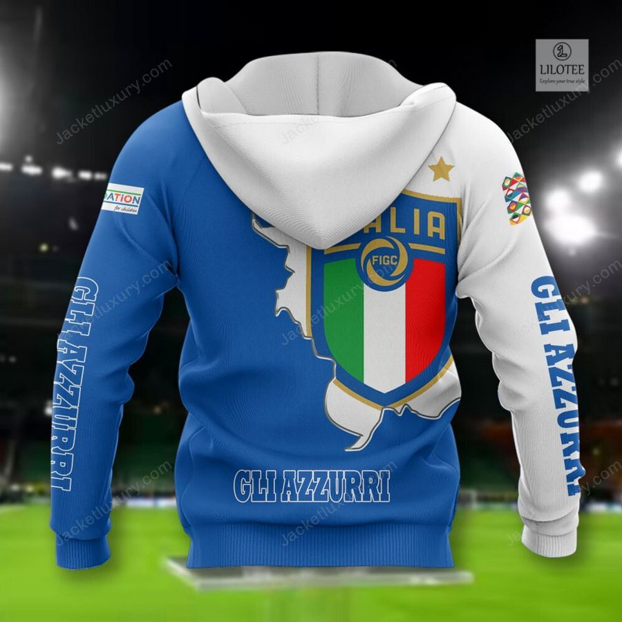 Italy Gli Azzurri national football team 3D Hoodie, Shirt 3