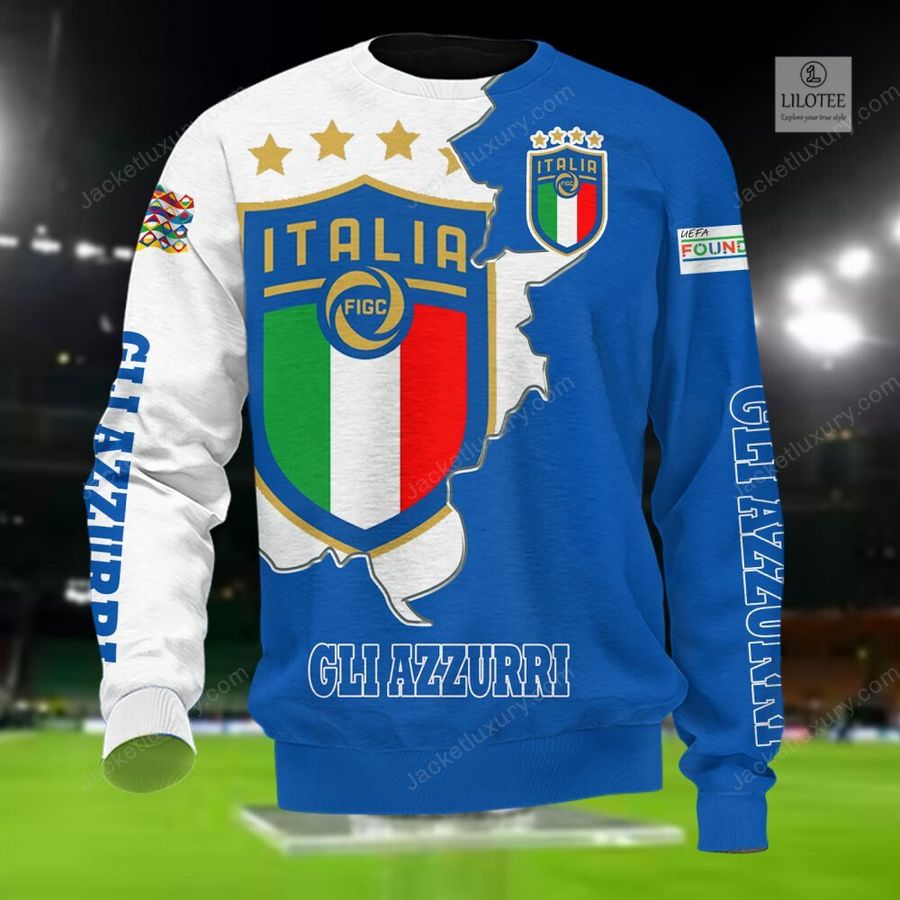 Italy Gli Azzurri national football team 3D Hoodie, Shirt 5