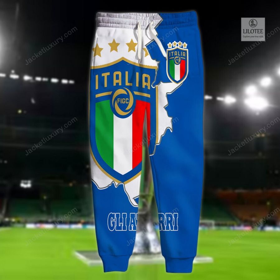 Italy Gli Azzurri national football team 3D Hoodie, Shirt 6