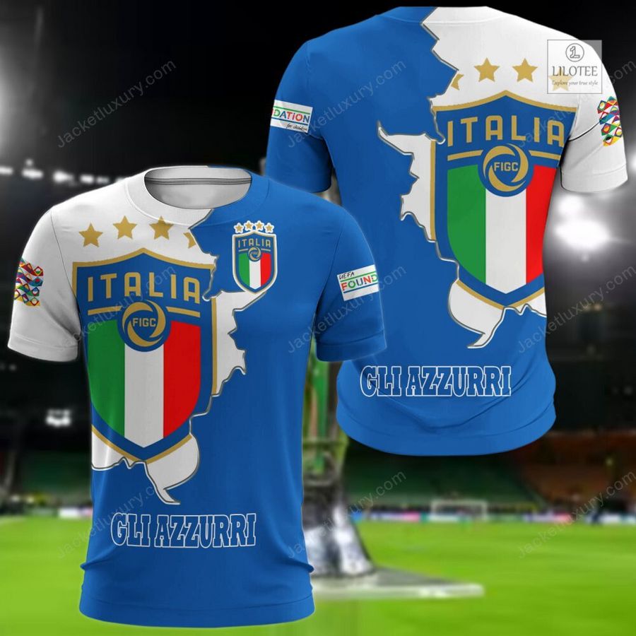 Italy Gli Azzurri national football team 3D Hoodie, Shirt 8
