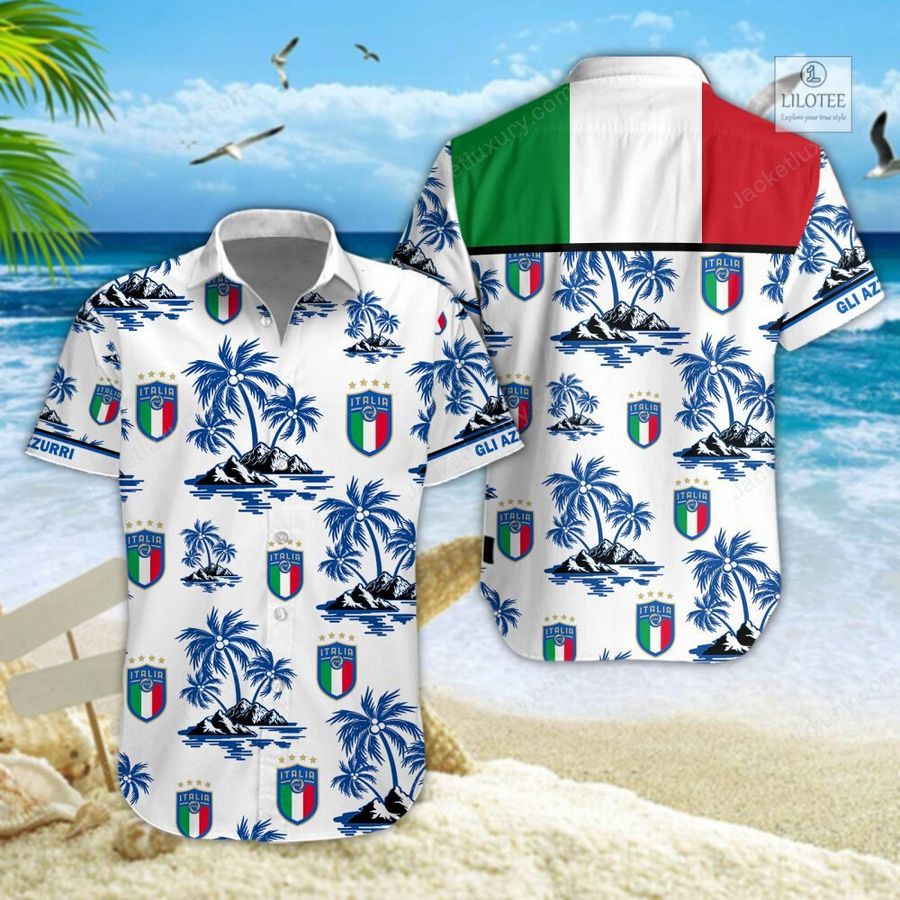 BEST Italy national football team Hawaiian Shirt, Shorts 4