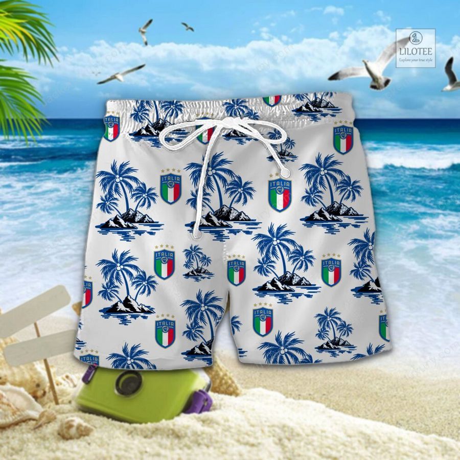 Italy national football team Hawaiian Shirt, Short 2