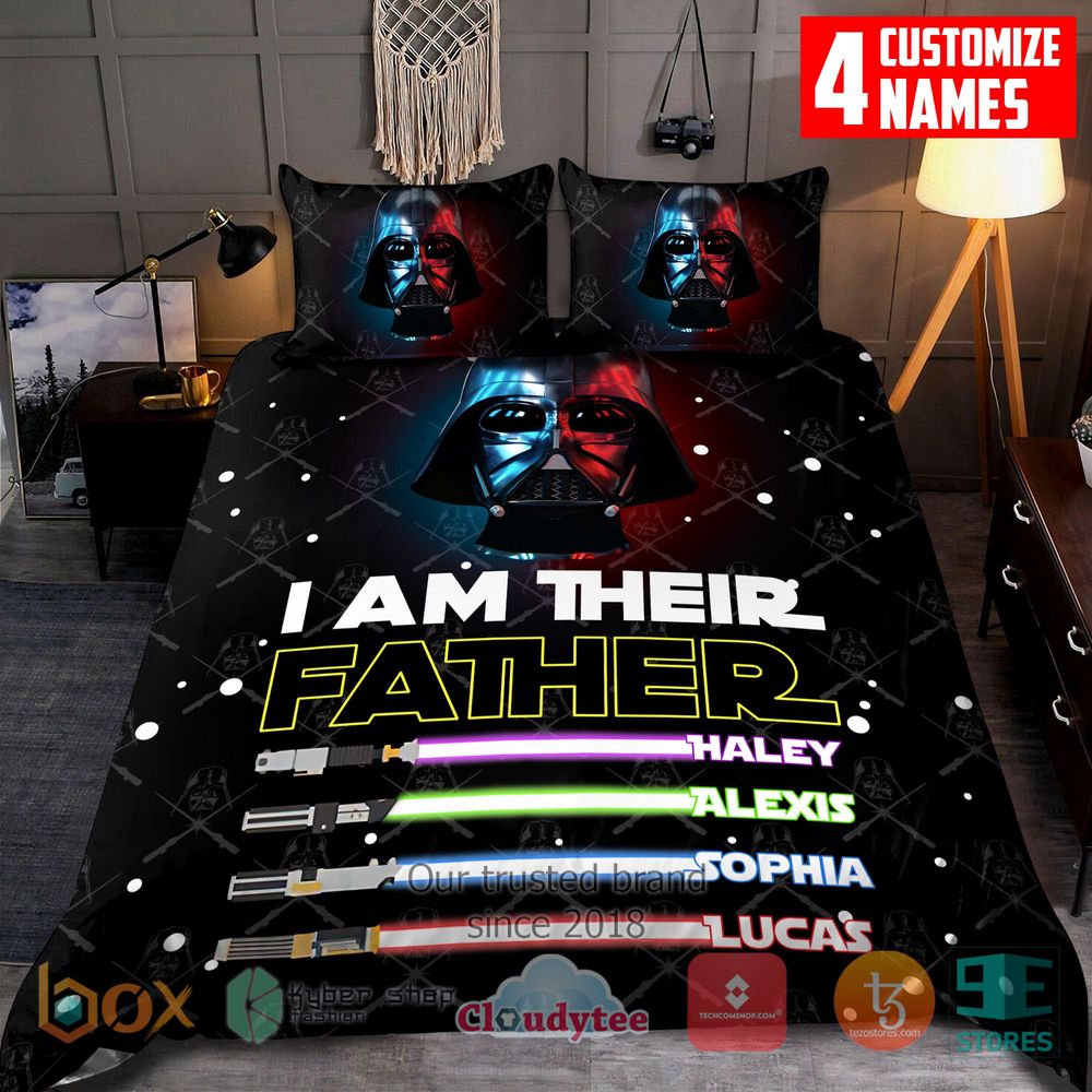 HOT Personalized Dadalorian I Am Their Father Cover Bedding Set 7