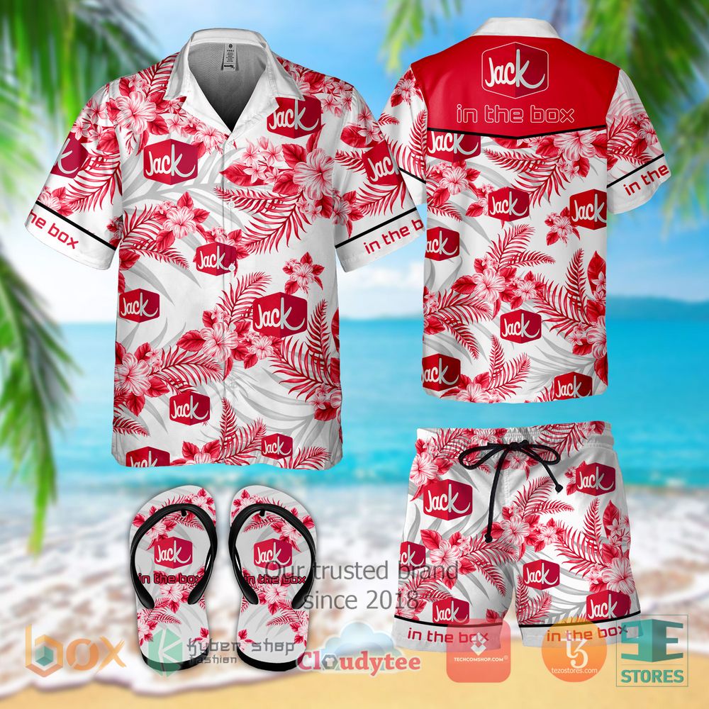 HOT Jack In The Box Hawaiian Shirt, Shorts 3