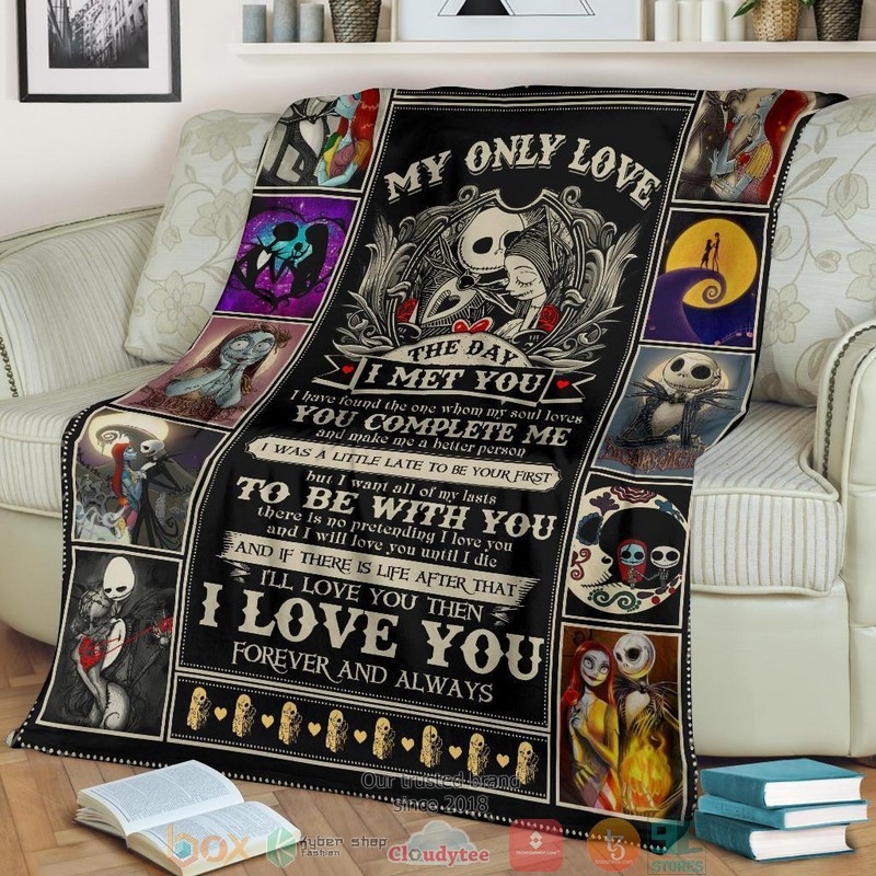 HOT Jack & Sally I Love You ever And Always Blanket 3 HOT Jack & Sally I Love You ever And Always Blanket - Image 3