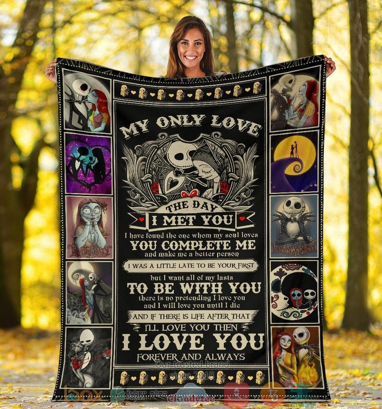 HOT Jack & Sally I Love You ever And Always Blanket 4 HOT Jack & Sally I Love You ever And Always Blanket - Image 4
