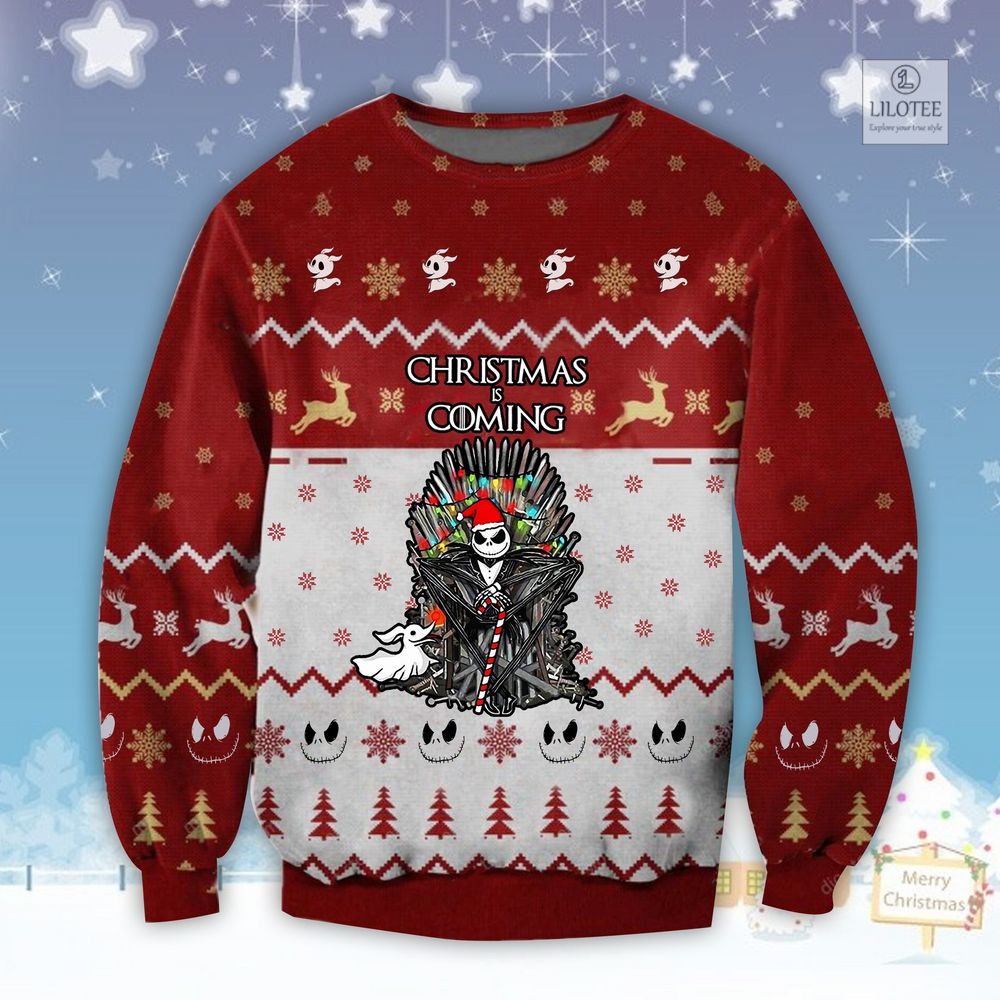 BEST Jack Skellington Christmas is Coming Sweater and Sweatshirt 3