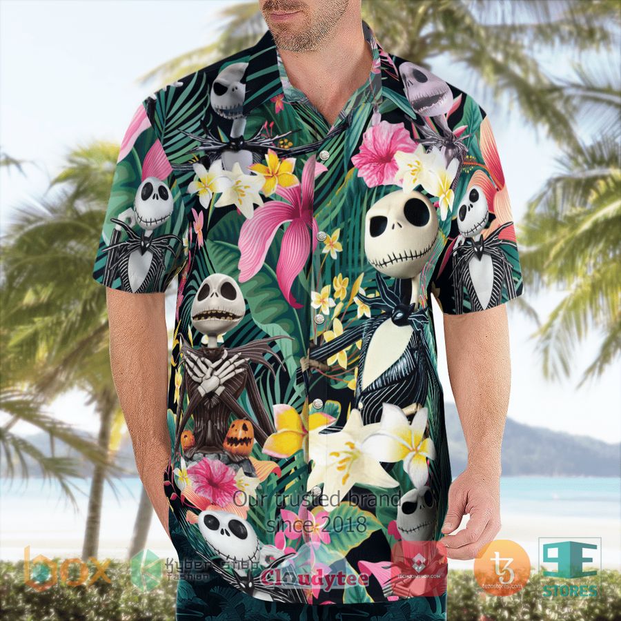 BEST Jack Skellington Fashion Tropical Hawaii Shirt 3
