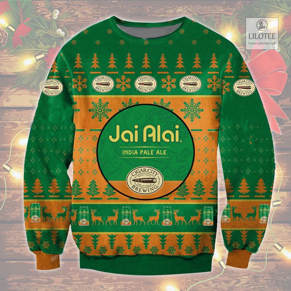 BEST Jai Alai IPA 3D sweater, sweatshirt 2