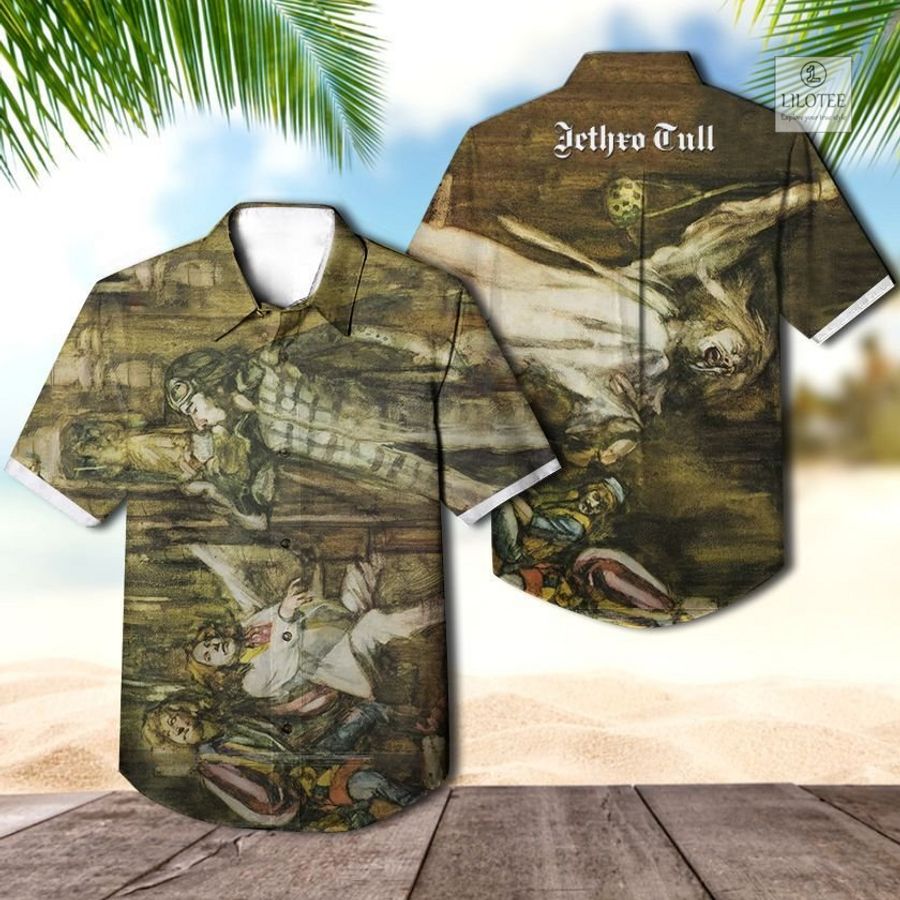 BEST Jethro Tull Aqualung Hawaiian Casual Shirt 2