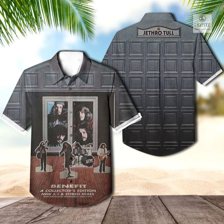 BEST Jethro Tull Benefit Hawaiian Casual Shirt 3