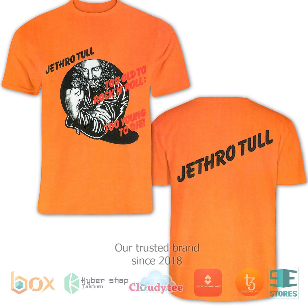 HOT Jethro Tull Too Old to Rock n Roll 3D T-Shirt 3