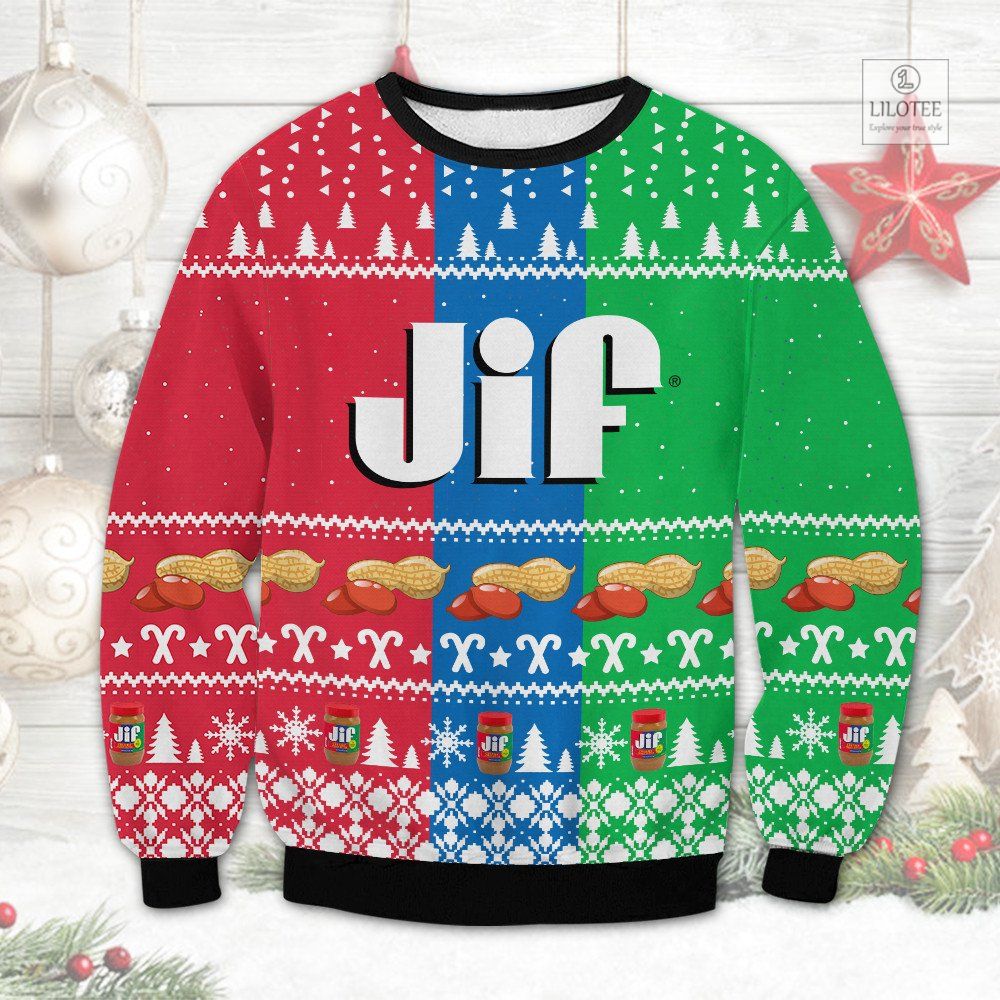 BEST Jif Christmas Sweater and Sweatshirt 3