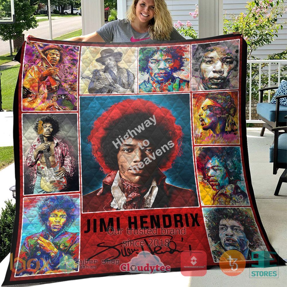 BEST Jimi Hendrix Art Album Quilt 3