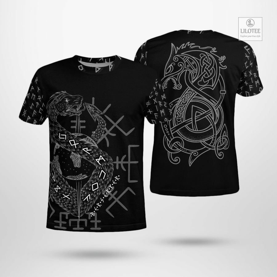 BEST JORMUNGANDR And FENRIR Sons Of Loki Viking T-Shirt 7