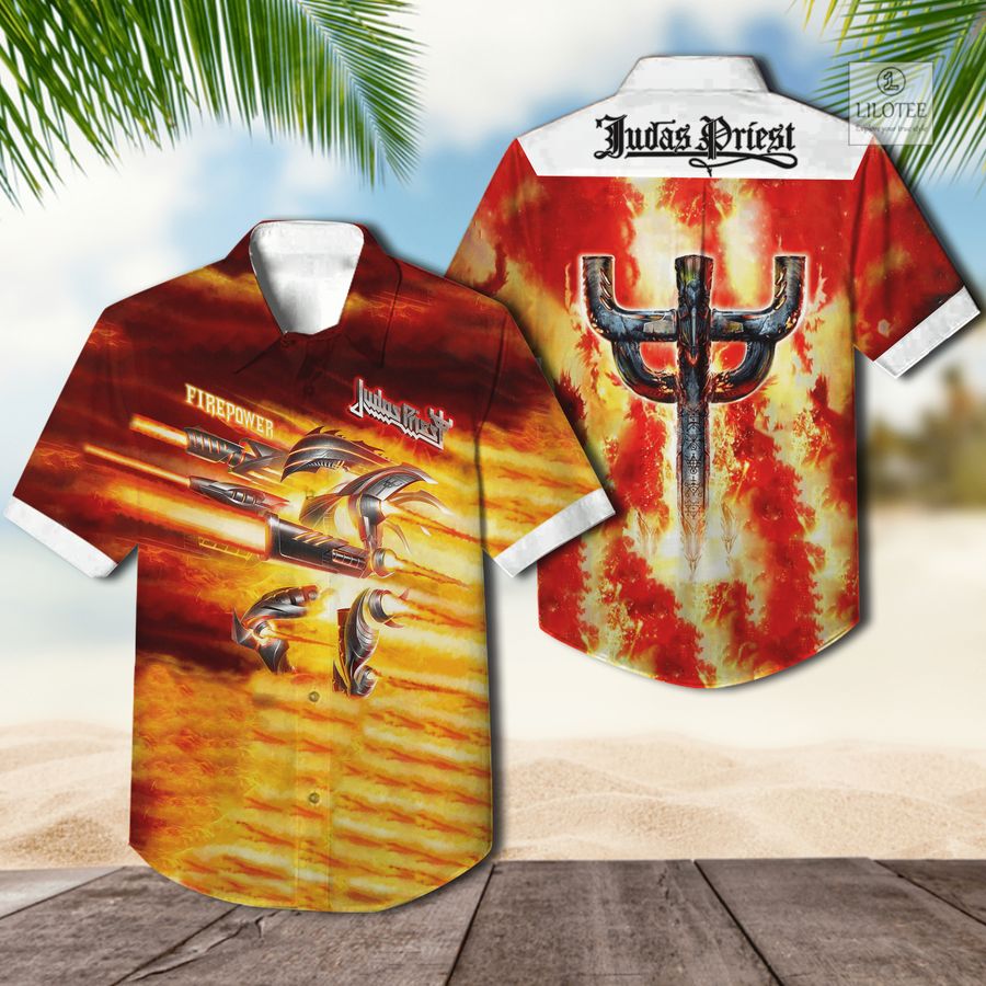 BEST Judas Priest Firepower Hawaiian Shirt 2