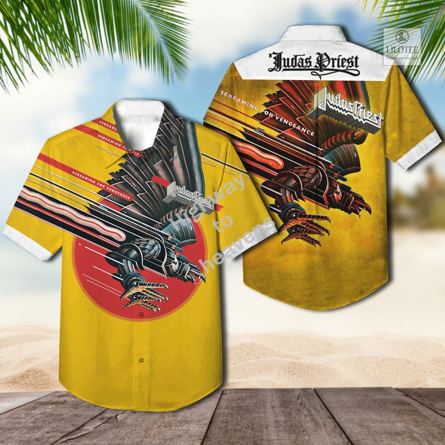 BEST Judas Priest Screaming For Vengeance Hawaiian Shirt 3
