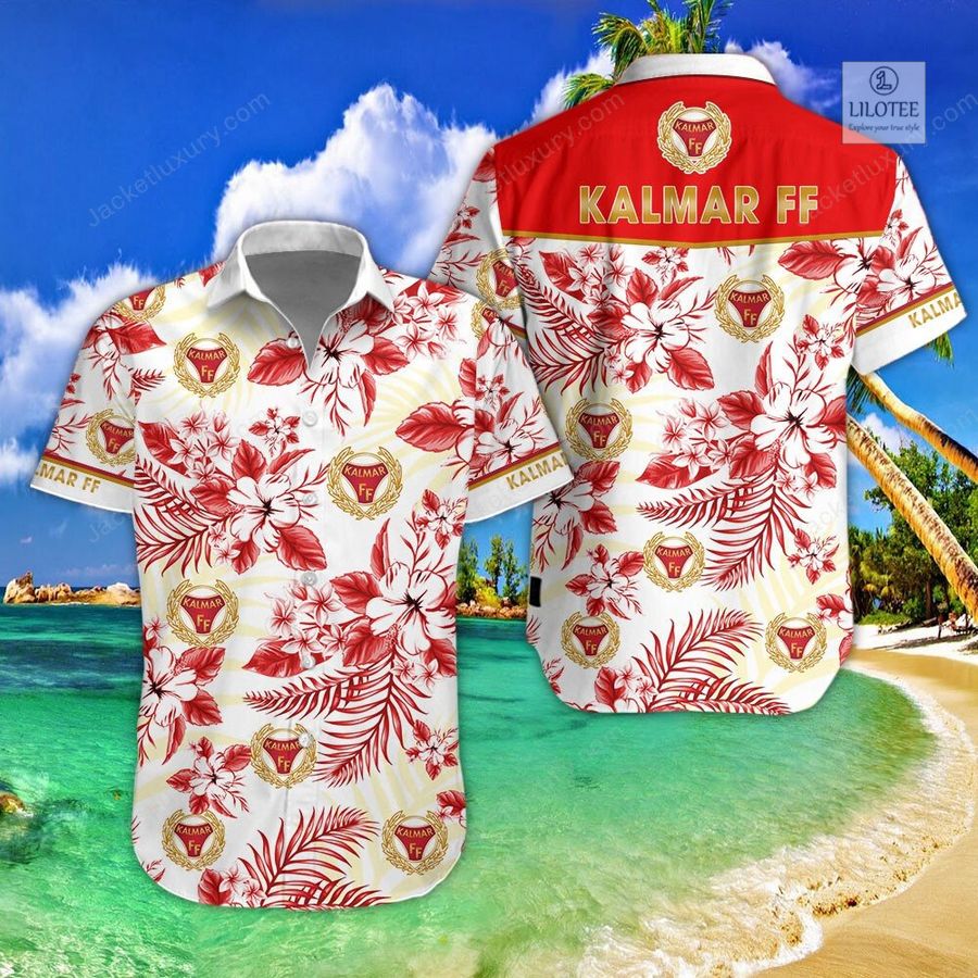 BEST Kalmar FF Hibiscus Hawaiian shirt, short 5