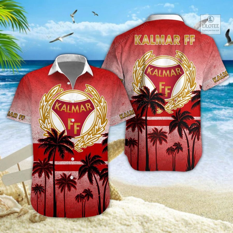 BEST Kalmar FF Red Hawaiian shirt, short 4