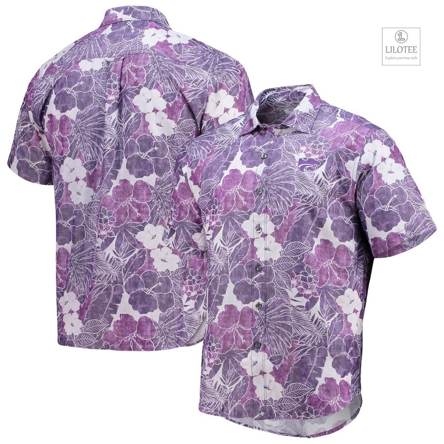 BEST Kansas State Wildcats Tommy Bahama Coconut Point Playa Flora IslandZone Purple Hawaiian Shirt 7