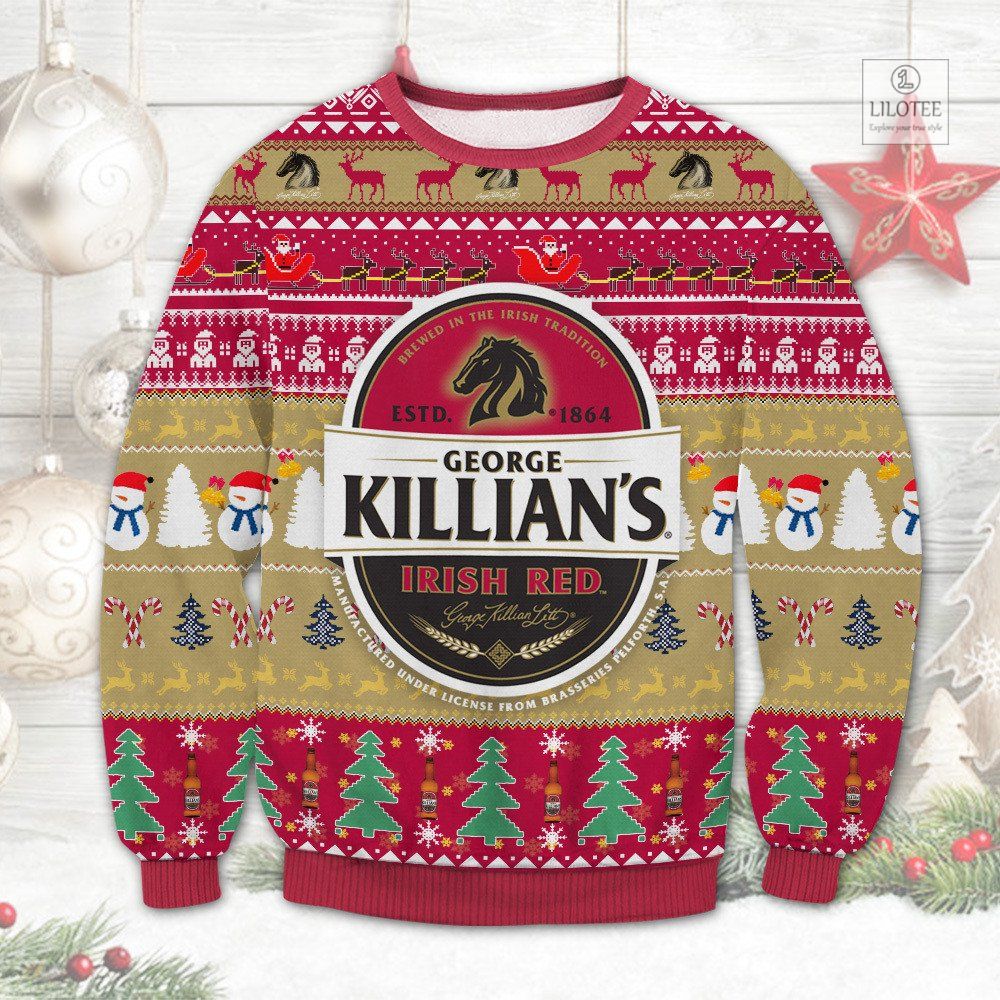 BEST Killian's Irish Red Christmas Sweater and Sweatshirt 3