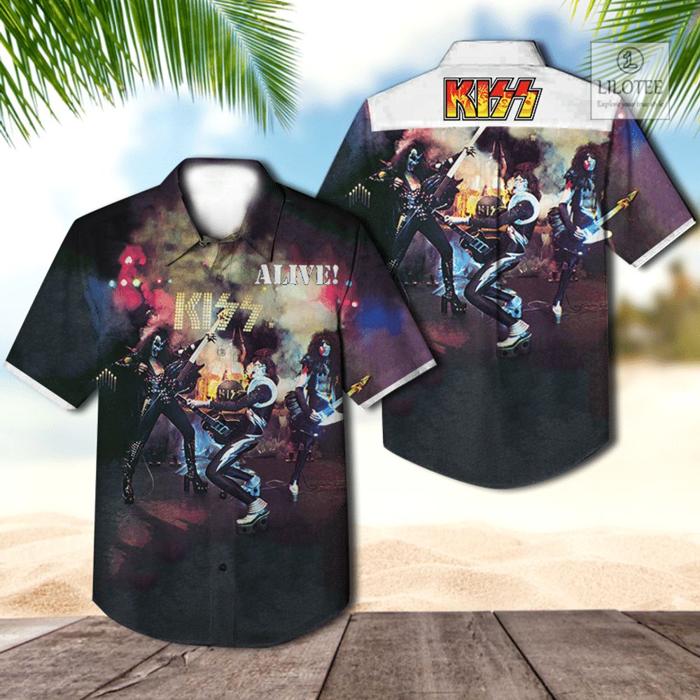BEST Kiss Alive Casual Hawaiian Shirt 3