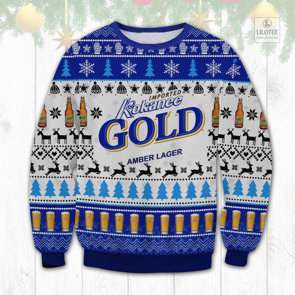 BEST Kokanee Gold Amber Lager Christmas Sweater and Sweatshirt 2