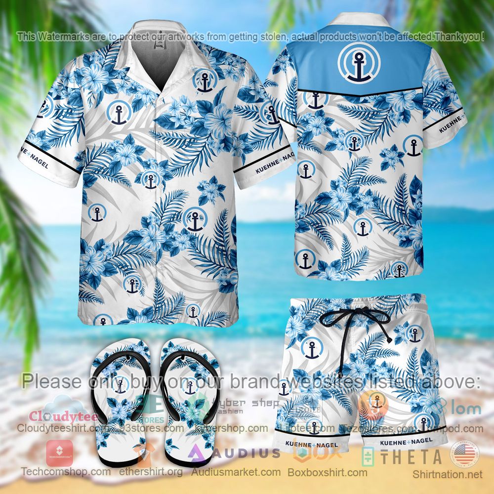 BEST Kuehne + Nagel Hawaiian Shirt, Short 3