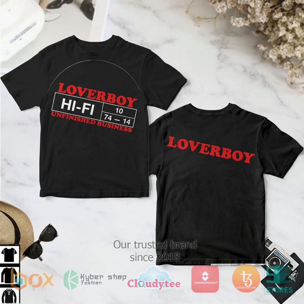 HOT Loverboy Unfinished Business 3D over printed Shirt 2