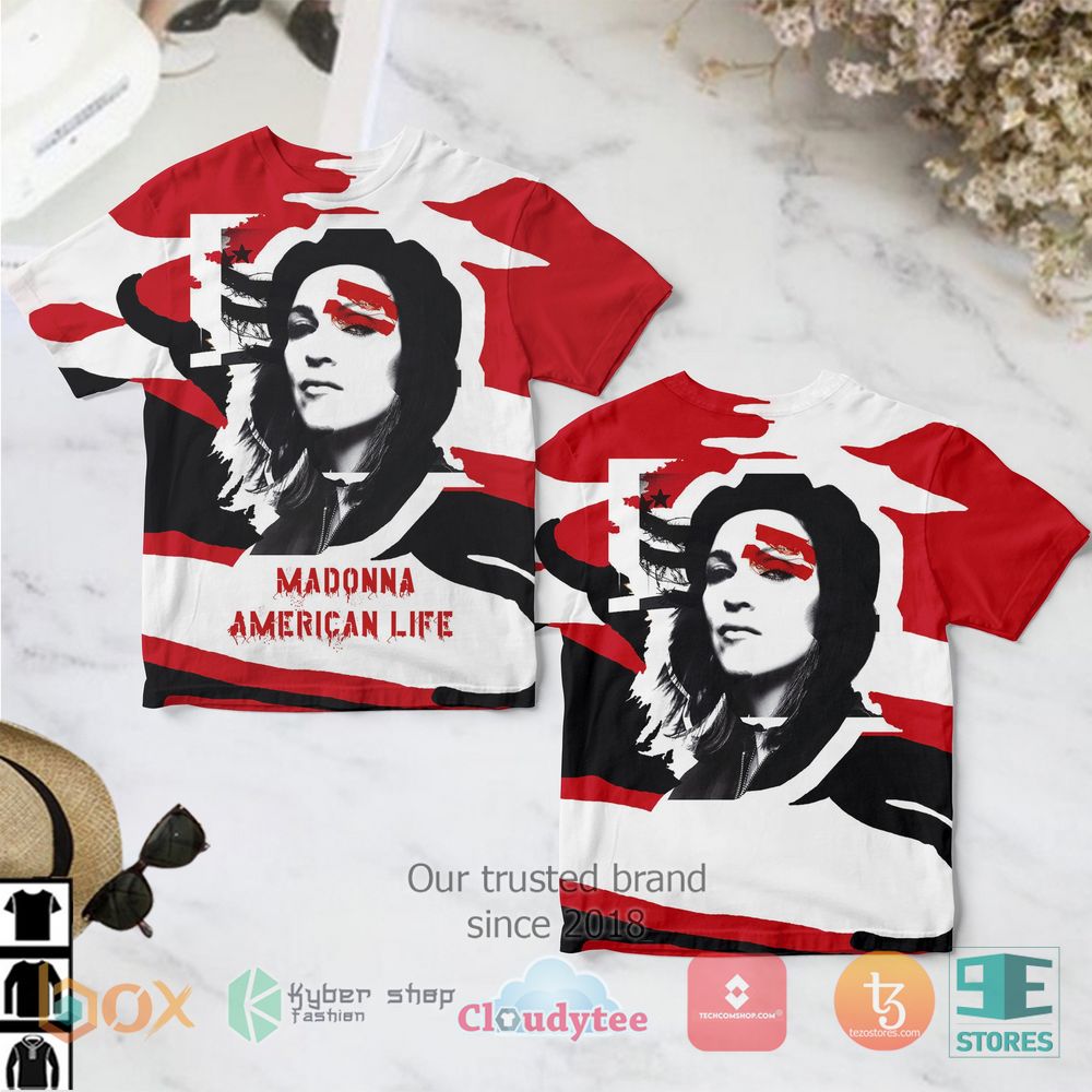 HOT Madonna American Life 3D T-Shirt 1