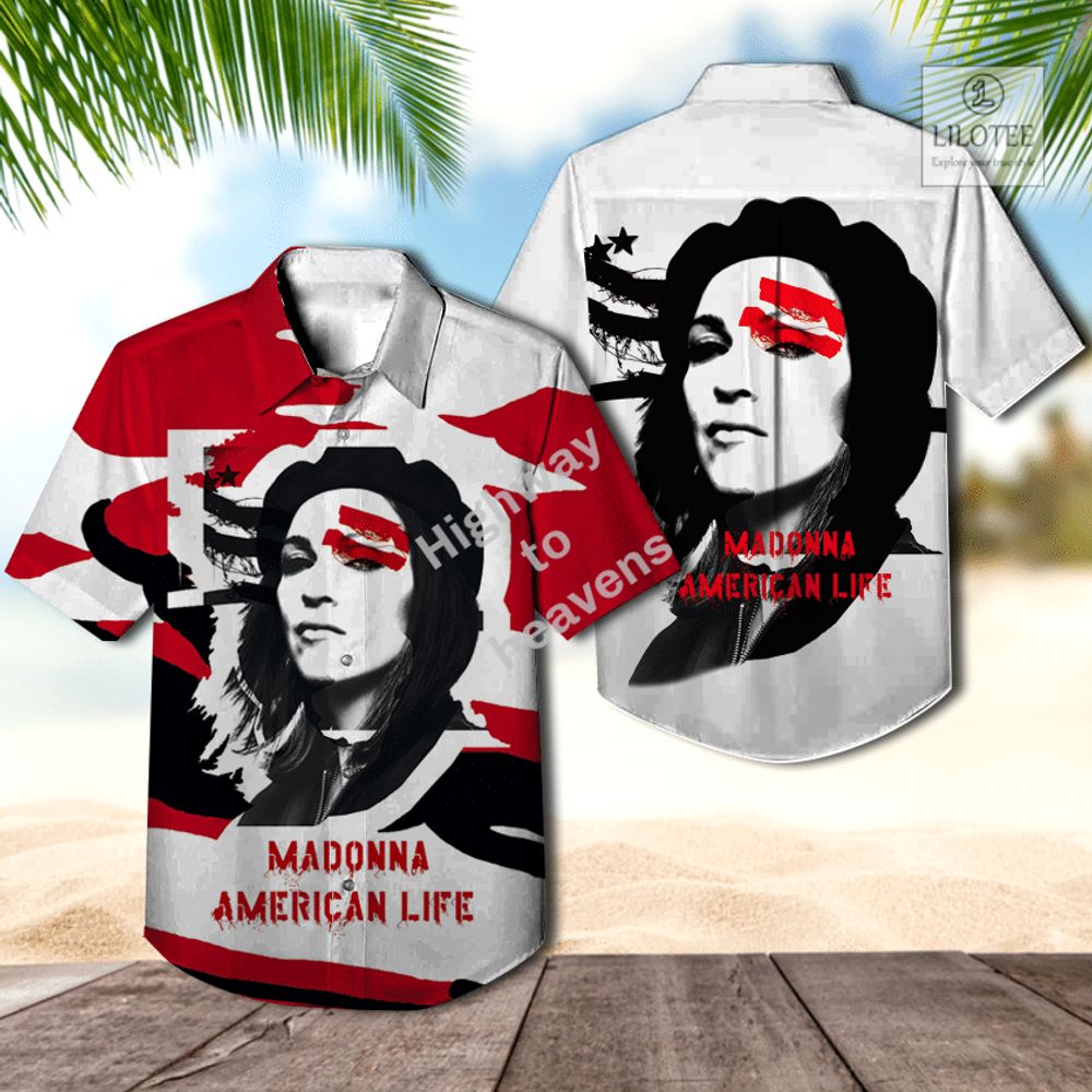 BEST Madonna American Life Casual Hawaiian Shirt 2