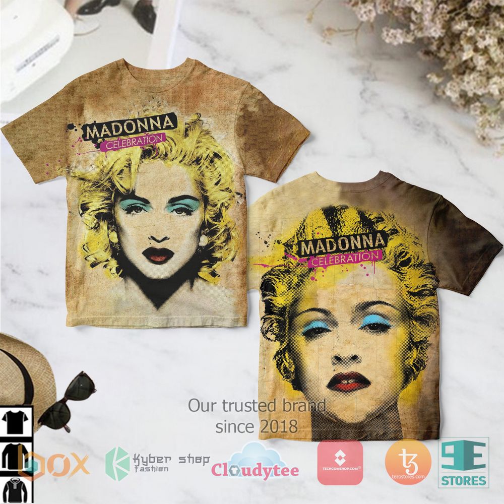 HOT Madonna Celebration 3D T-Shirt 4