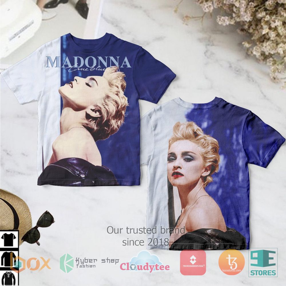 HOT Madonna True Blue 3D T-Shirt 3