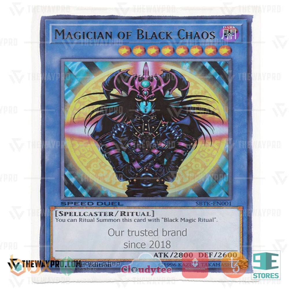 HOT Magician Of Black Chaos Soft Blanket 4