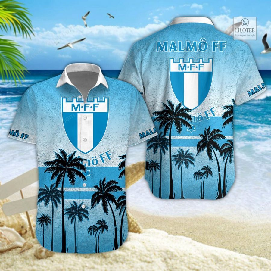 BEST Malmo FF Blue Hawaiian shirt, short 5