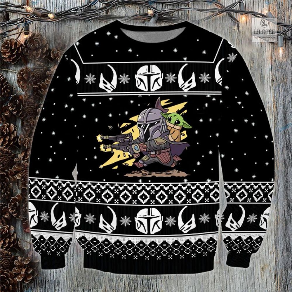 BEST Mandalorian Baby Yoda Pew Pew Sweater and Sweatshirt 2