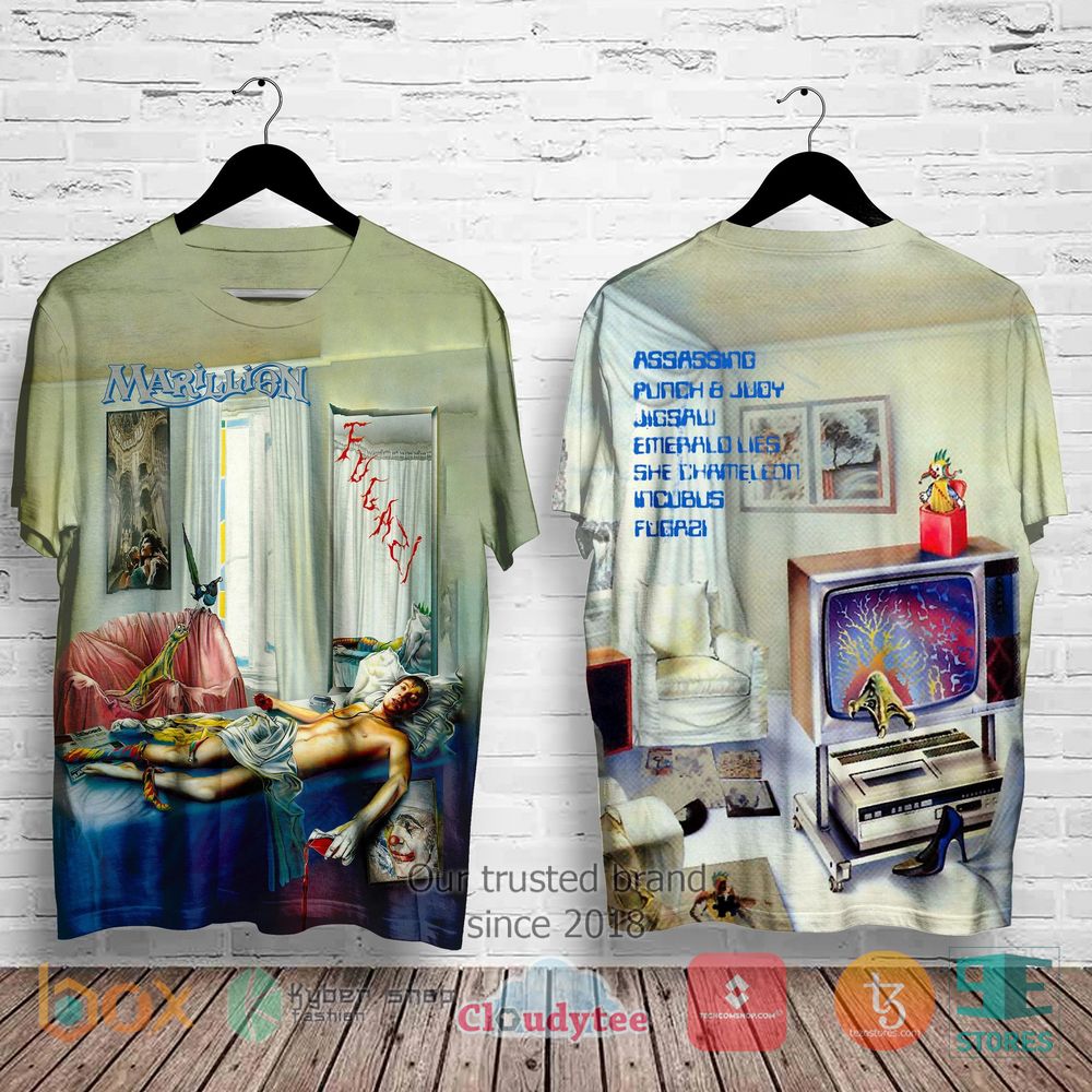 HOT Marillion Fugazi Album 3D Shirt 3