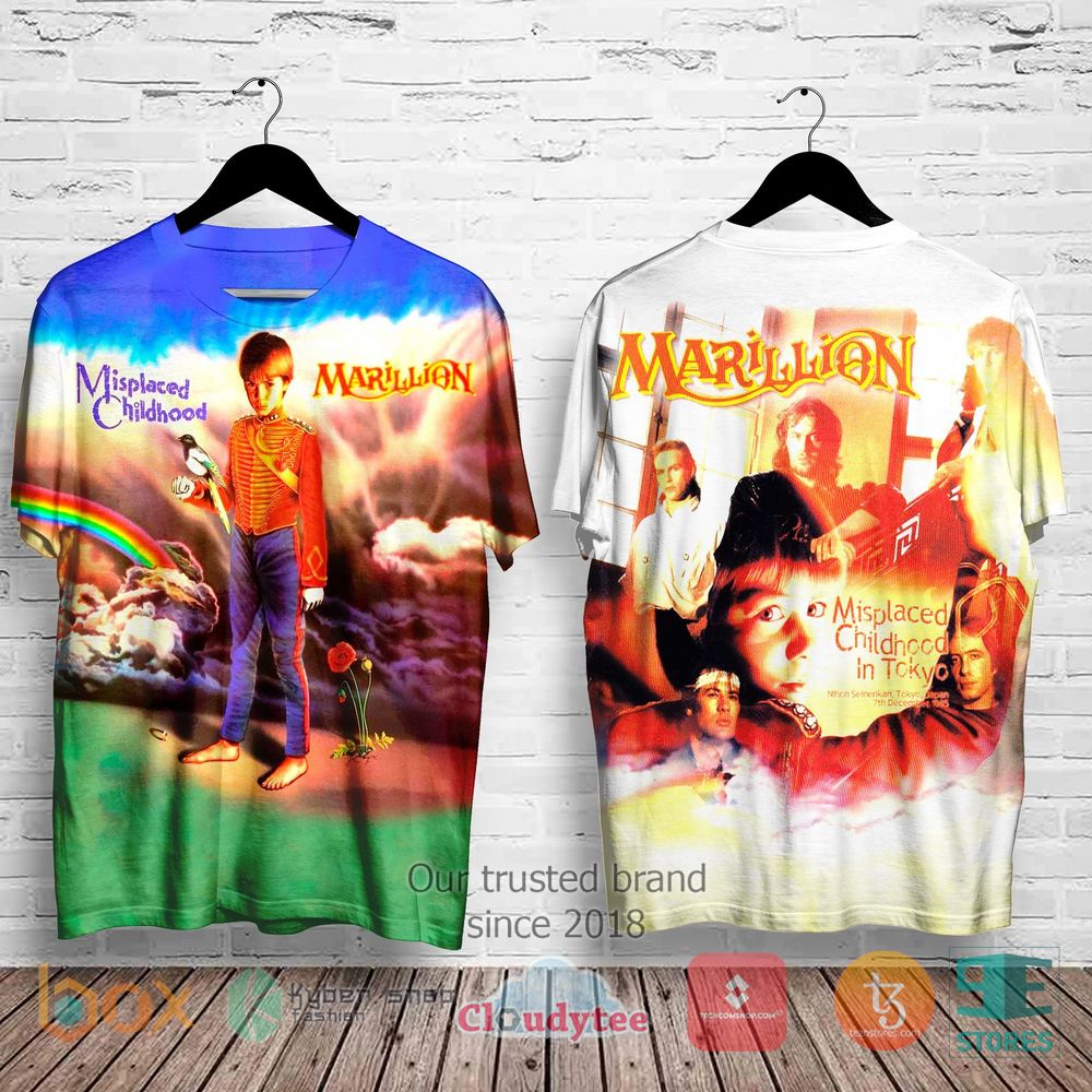 HOT Marillion Misplaced Childhood Album 3D Shirt 3
