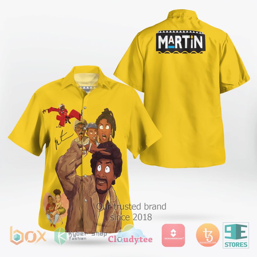 BEST Martin TV Series Yellow Hawaii Shirt 9