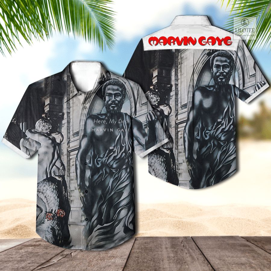 BEST Marvin Gaye Here, My Dear Album Hawaiian Shirt 3