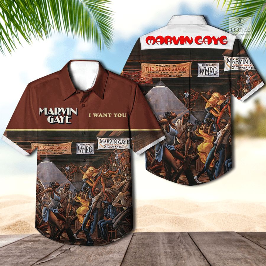 BEST Marvin Gaye I Want You Album Hawaiian Shirt 2